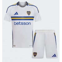 Camisa de Futebol Boca Juniors Equipamento Secundário Infantil 2024-25 Manga Curta (+ Calças curtas)